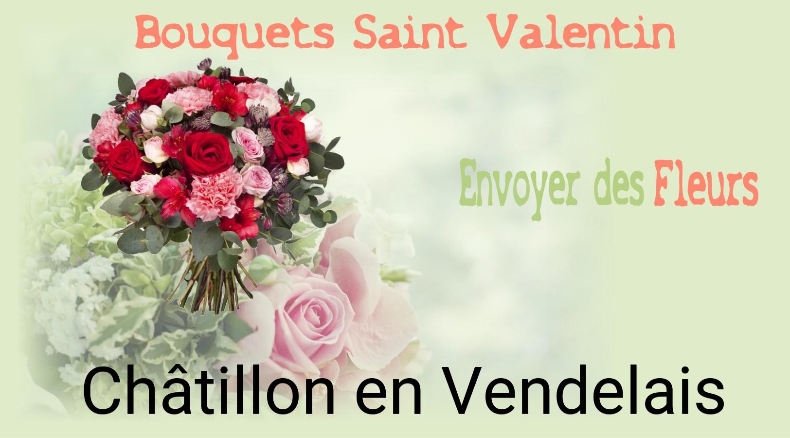 Roses de Saint-Valentin livrées à Châtillon-en-Vendelais